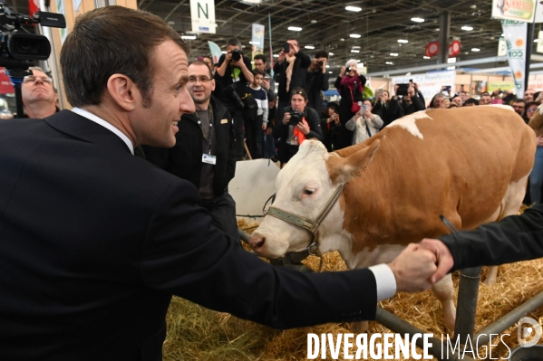 Emmanuel Macron au salon de l agriculture