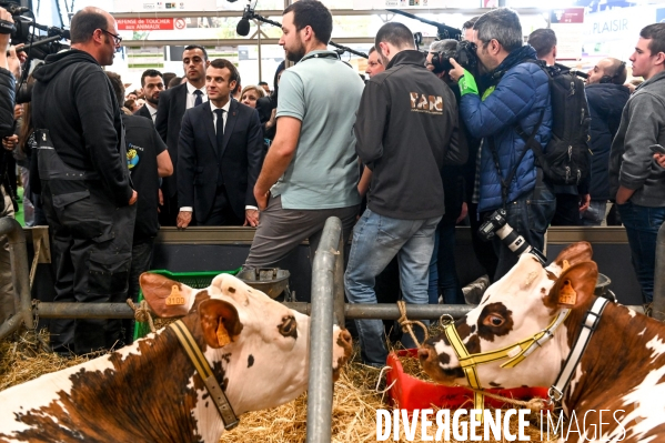 Emmanuel Macron au salon de l agriculture