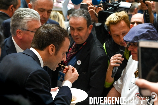 Emmanuel Macron au salon de l agriculture