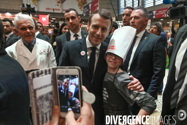 Emmanuel Macron au salon de l agriculture