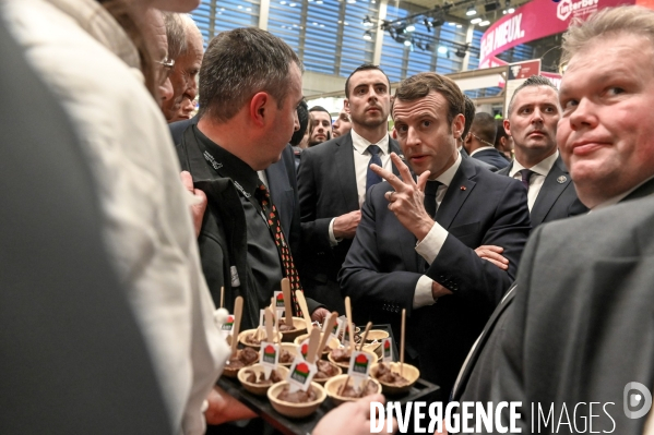 Emmanuel Macron au salon de l agriculture