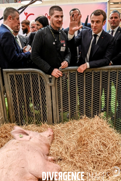 Emmanuel Macron au salon de l agriculture