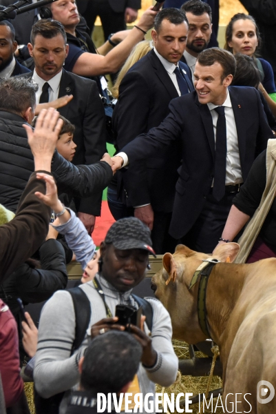 Emmanuel Macron au salon de l agriculture