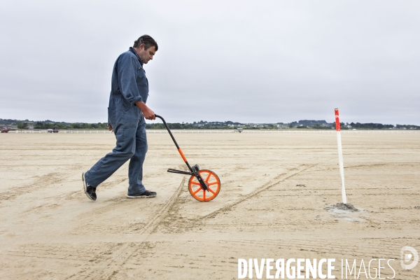 Courses hippiques sur plage à Plouescat
