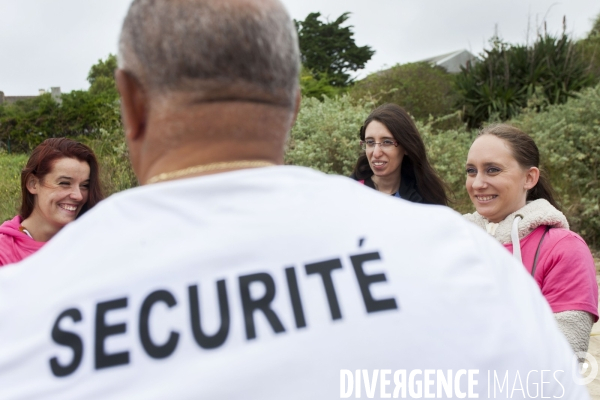 Courses hippiques sur plage à Plouescat