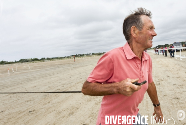 Courses hippiques sur plage à Plouescat