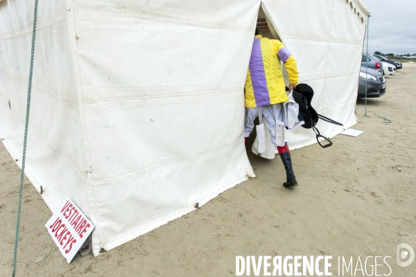 Courses hippiques sur plage à Plouescat