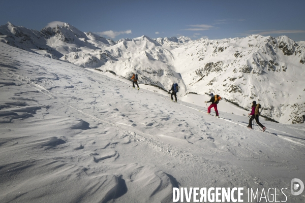 Ski de rando en Ariege Rulhe