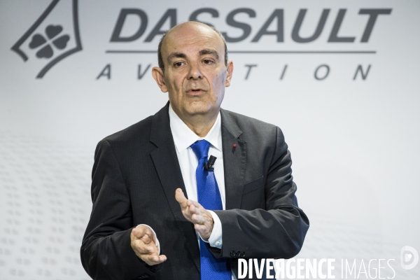 Conférence de presse d  Eric TRAPPIER, PDG de Dassault Aviation.