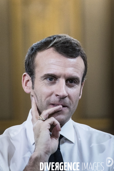 Emmanuel Macron reçoit les maires d Outre-mer