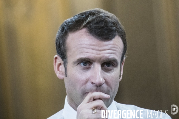 Emmanuel Macron reçoit les maires d Outre-mer