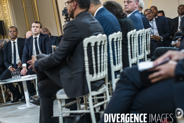 Emmanuel Macron reçoit les maires d Outre-mer
