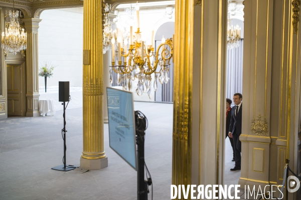 Emmanuel Macron reçoit les maires d Outre-mer