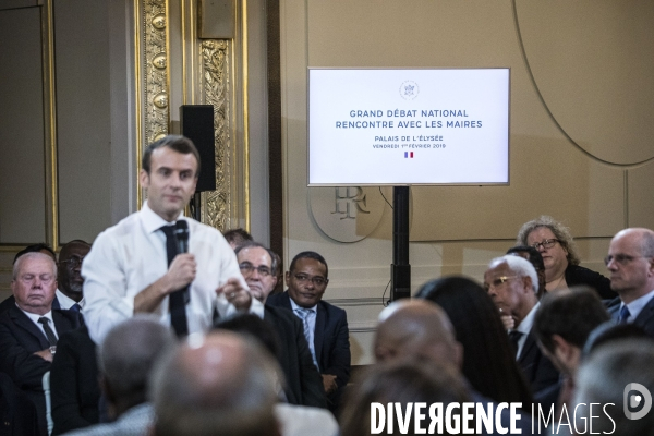 Emmanuel Macron reçoit les maires d Outre-mer