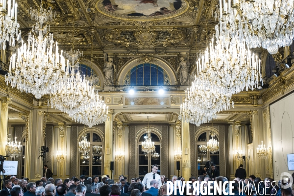 Emmanuel Macron reçoit les maires d Outre-mer