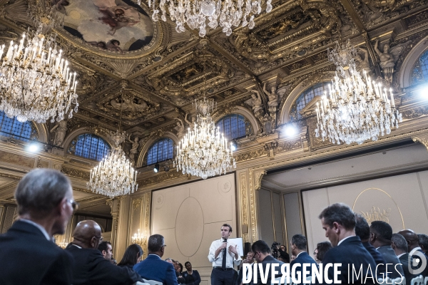 Emmanuel Macron reçoit les maires d Outre-mer