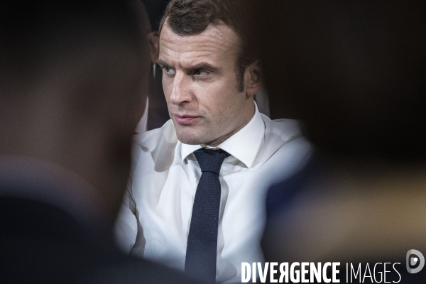 Emmanuel Macron reçoit les maires d Outre-mer