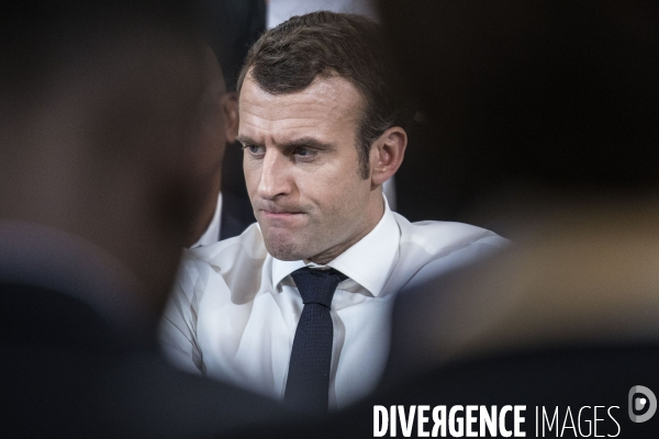 Emmanuel Macron reçoit les maires d Outre-mer