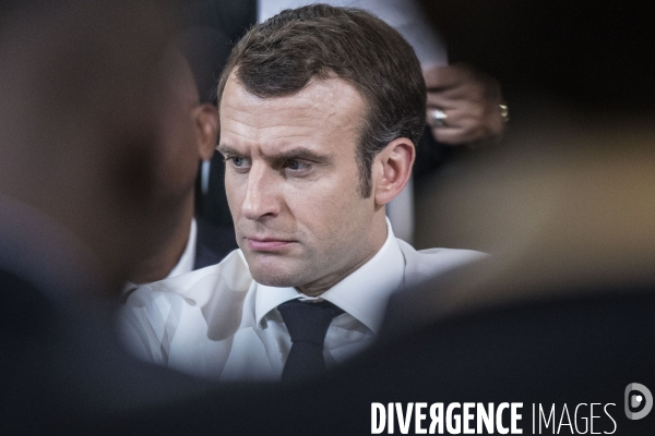 Emmanuel Macron reçoit les maires d Outre-mer