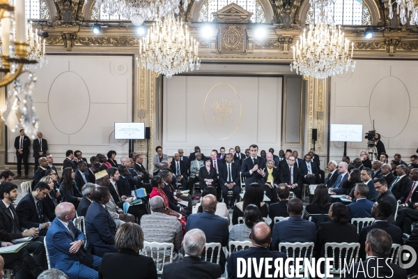Emmanuel Macron reçoit les maires d Outre-mer