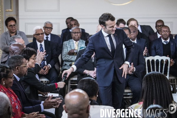 Emmanuel Macron reçoit les maires d Outre-mer