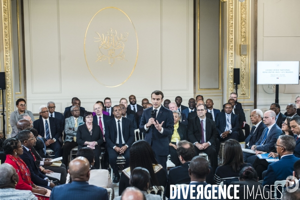 Emmanuel Macron reçoit les maires d Outre-mer