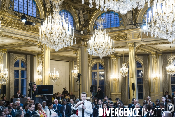 Emmanuel Macron reçoit les maires d Outre-mer