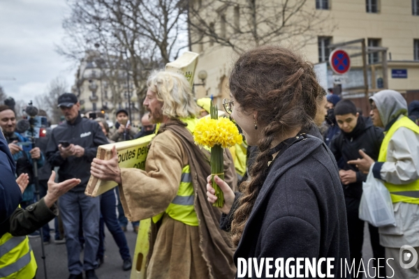 Manifestation Gilets Jaunes Denfert Rochereau Paris