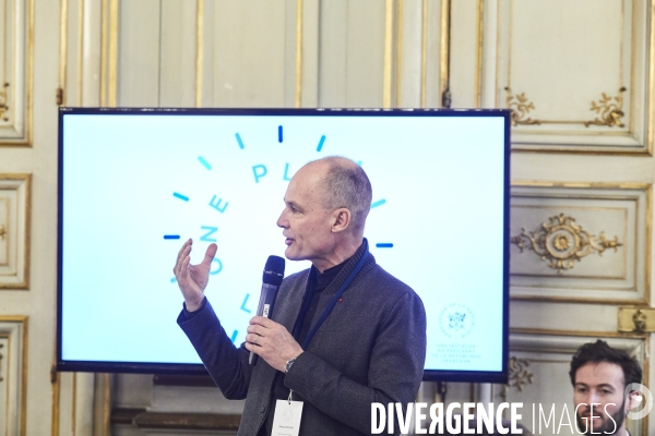 Première réunion du  One Planet Lab  pour la transition écologique