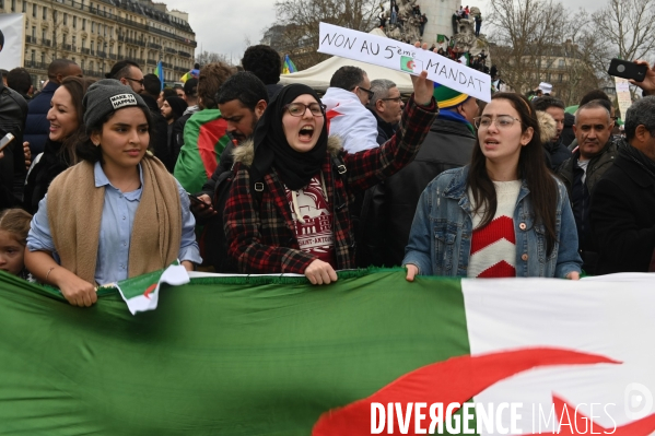 Manifestation contre la candidature du Président Boutéflika