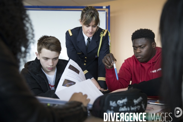 Déplacement de Sébastien LECORNU, Geneviève DARRIEUSSECQ et Gabriel ATTAL dans l Eure