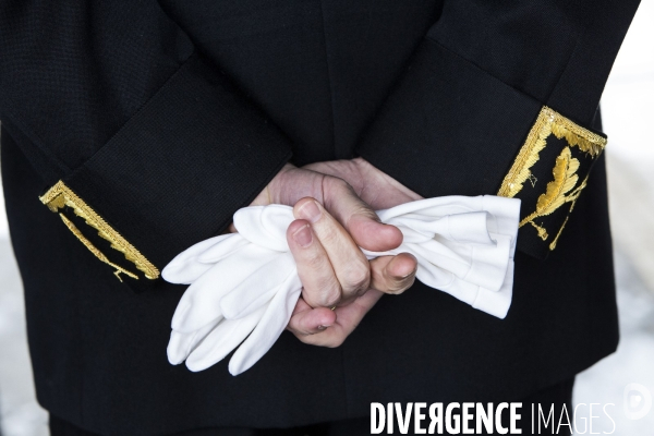 Déplacement de Sébastien LECORNU, Geneviève DARRIEUSSECQ et Gabriel ATTAL dans l Eure