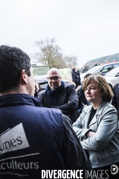 Déplacement de Nathalie Loiseau dans la Manche.