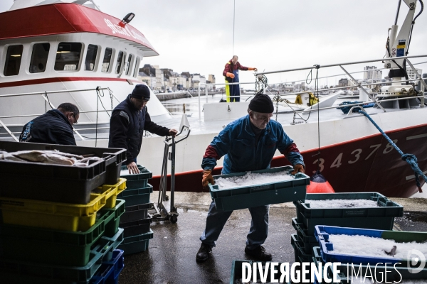 Déplacement de Nathalie Loiseau dans la Manche.