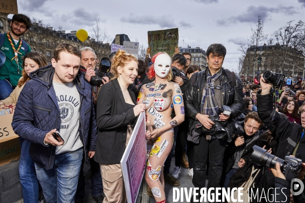 Manifestation Feministe  à Paris