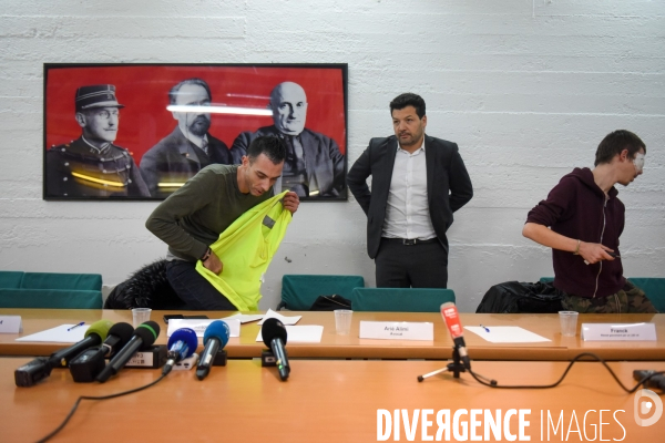 Conférence de presse des gilets jaunes