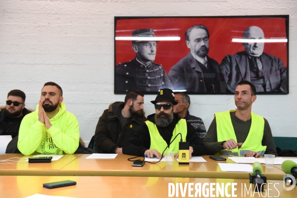 Conférence de presse des gilets jaunes