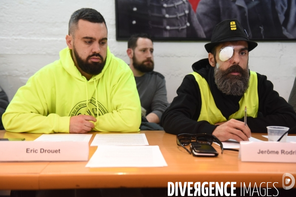 Conférence de presse des gilets jaunes