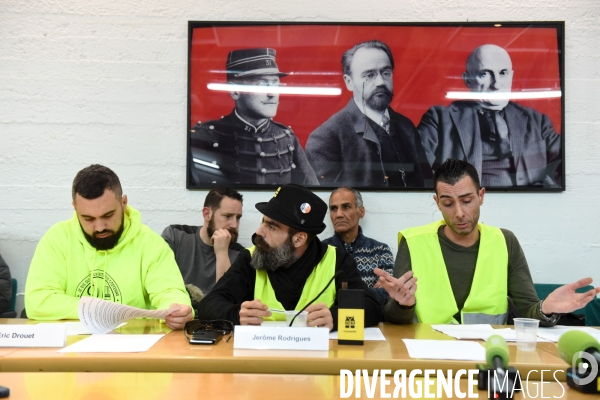 Conférence de presse des gilets jaunes