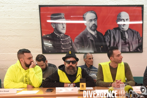 Conférence de presse des gilets jaunes