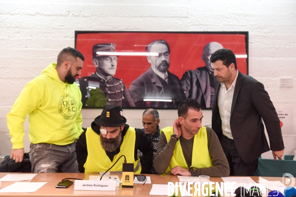 Conférence de presse des gilets jaunes