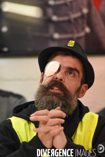 Conférence de presse des gilets jaunes