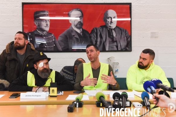 Conférence de presse des gilets jaunes