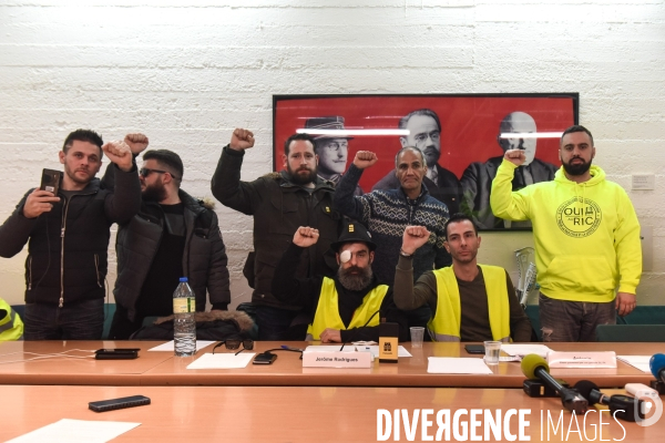 Conférence de presse des gilets jaunes