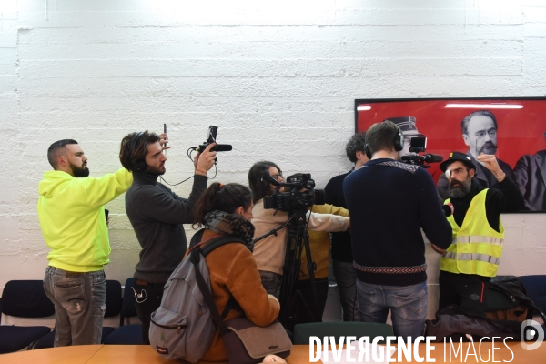 Conférence de presse des gilets jaunes