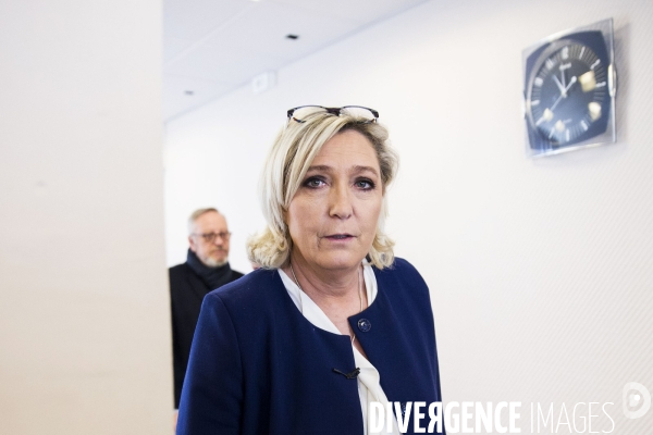 Marine LE PEN présente son projet Outre-Mer pour les Européennes.