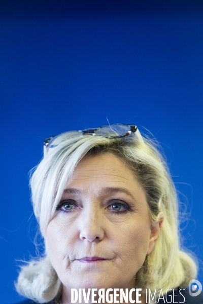 Marine LE PEN présente son projet Outre-Mer pour les Européennes.