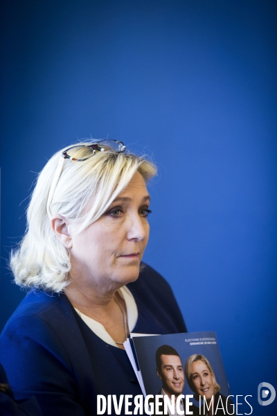 Marine LE PEN présente son projet Outre-Mer pour les Européennes.