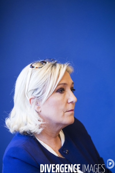 Marine LE PEN présente son projet Outre-Mer pour les Européennes.