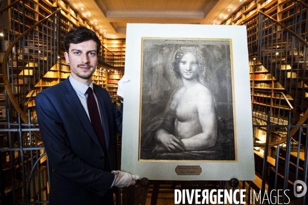 Présentation de  La Joconde Nue  au musée Condé à Chantilly.